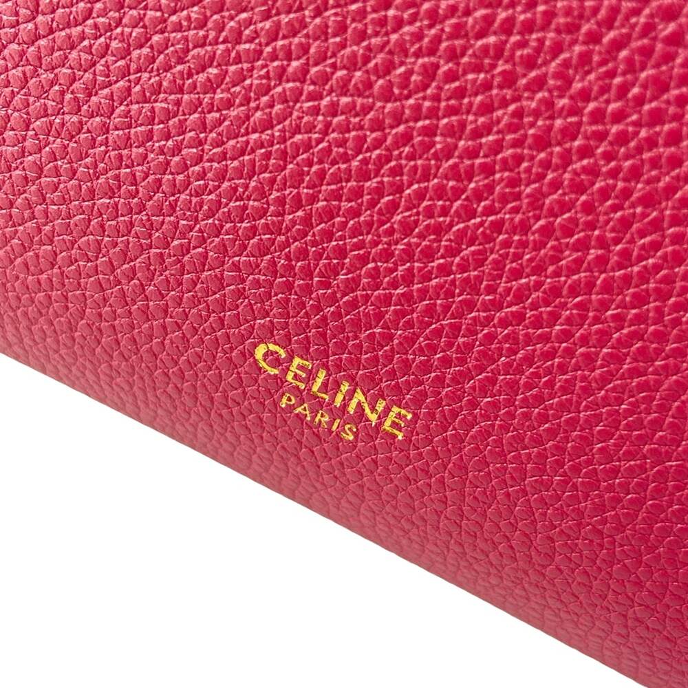 Celine Sangle bucket small Shoulder Bag 189303AH4.25RY Raspberry (Pink-Red) - Picture 9 of 15